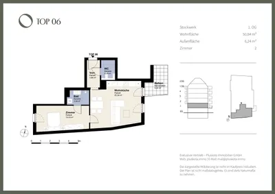 2-Zimmer-Wohnung kaufen in Wien – 51,18 m², € 316.000 – Bild 6 von 6