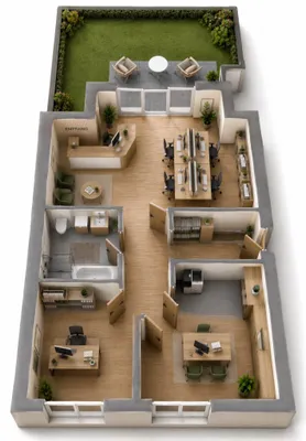 3-Zimmer-Gewerbeimmobilie kaufen in Linz – 74,64 m², € 395.600 – Bild 5 von 5
