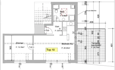 2-Zimmer-Wohnung mieten in Graz – 49 m², € 716 – Bild 11 von 11