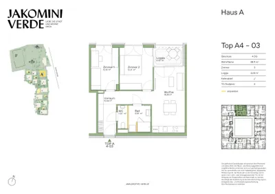 3-Zimmer-Wohnung kaufen in Graz – 58,11 m², € 302.000 – Bild 20 von 20