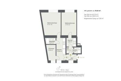 3-Zimmer-Wohnung kaufen in Wien – 72,32 m², € 415.000 – Bild 9 von 9