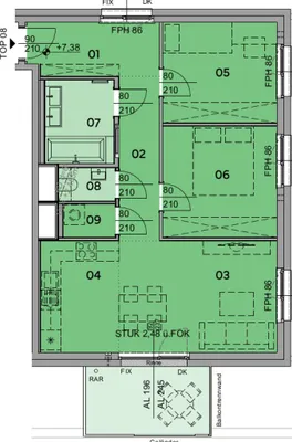 3-Zimmer-Wohnung kaufen in Wien – 65,37 m², € 396.750 – Bild 10 von 11