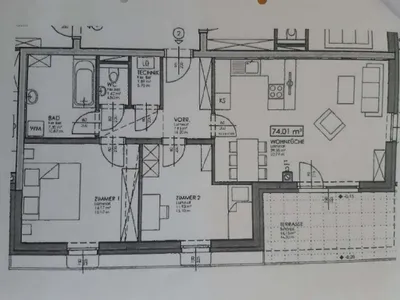 2-Zimmer-Wohnung mieten in Sankt Pölten Land – 74 m², € 1.070 – Bild 26 von 26