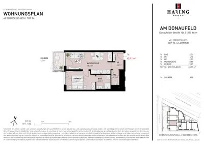 2-Zimmer-Wohnung kaufen in Wien – 40,91 m², € 273.500 – Bild 11 von 11