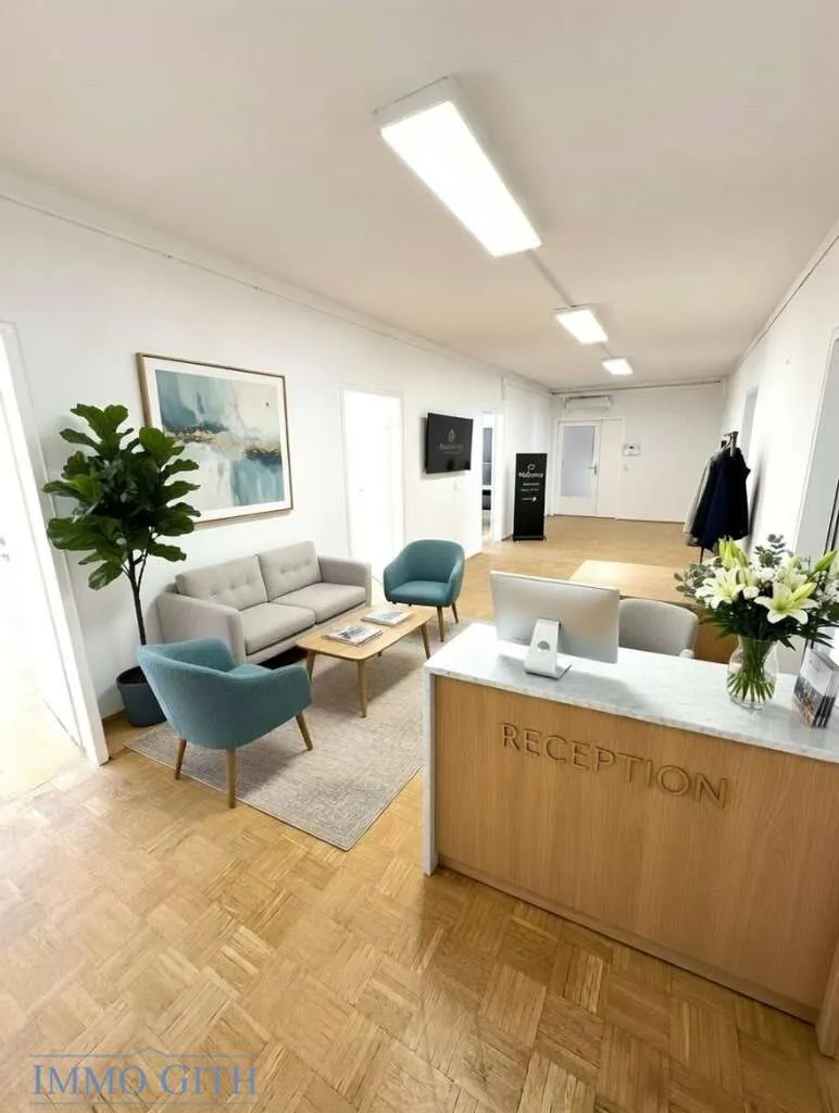 Nähe Spittelau | Büro mit acht Arbeitszimmern und Gemeinschaftsgarten zu mieten - Visning 3