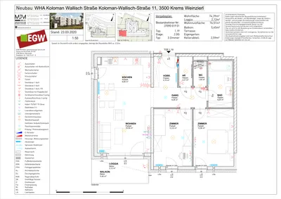 3-Zimmer-Wohnung mieten in Krems an der Donau – 74,98 m², € 915 – Bild 6 von 6