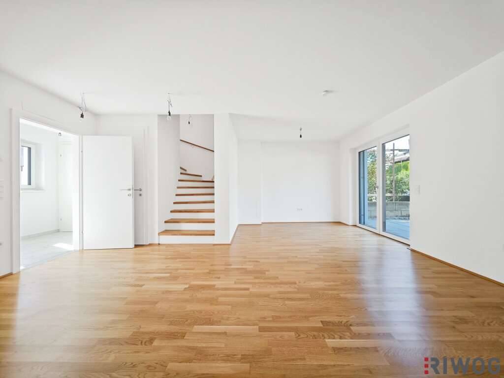 Fertiggestellt & bezugsbereit | 5-Zimmer Neubau-Reihenhaus mit ca. 50m² Eigengarten | Hofruhelage | Luftwärmepumpe - Ansicht 3