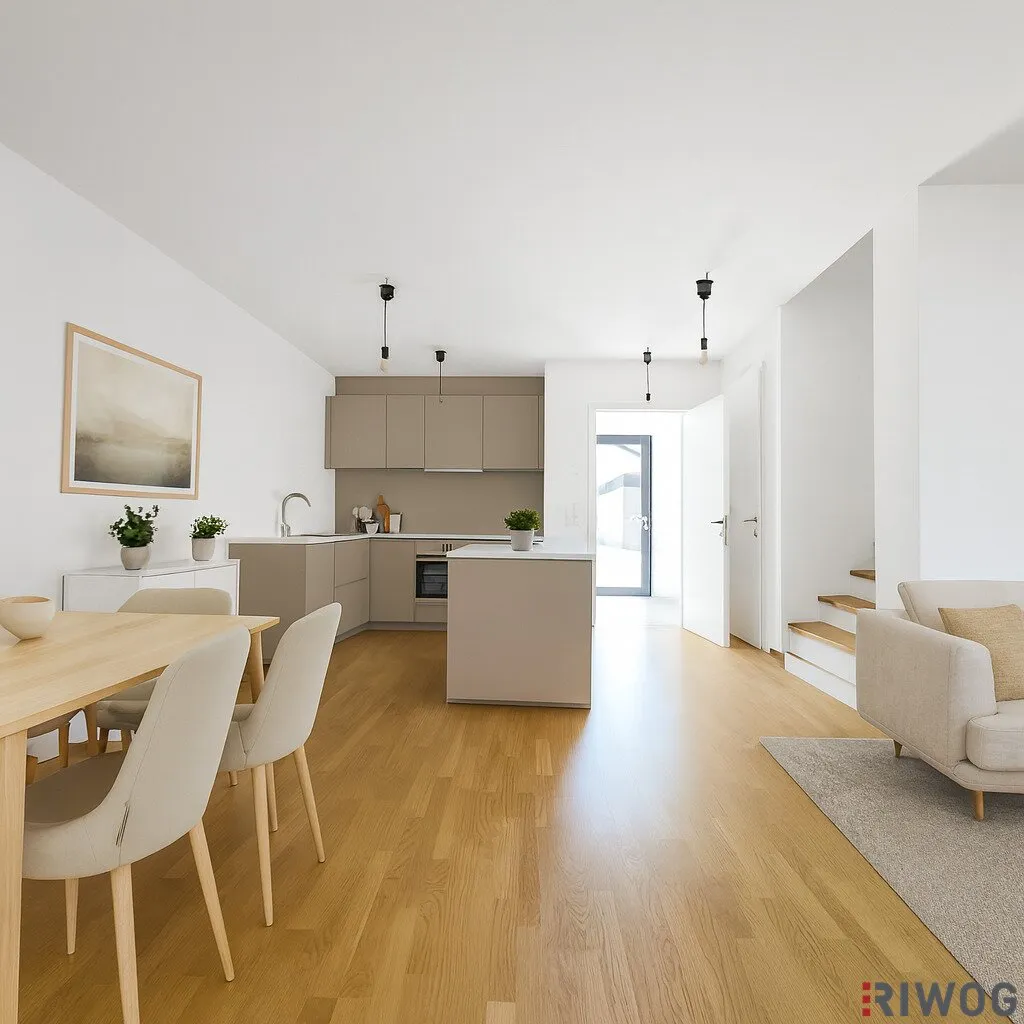 Fertiggestellt & bezugsbereit | 5-Zimmer Neubau-Reihenhaus mit ca. 50m² Eigengarten | Hofruhelage | Luftwärmepumpe - Widok 2