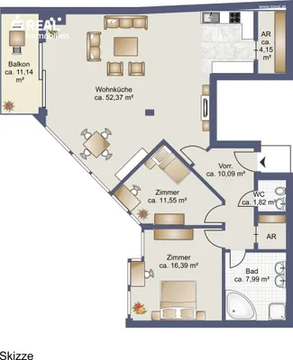 3-Zimmer-Wohnung kaufen in Mödling – 104,36 m², € 445.000 – Bild 16 von 17
