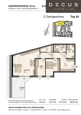 3-Zimmer-Wohnung mieten in Mödling – 96,92 m², € 1.495 – Bild 21 von 21