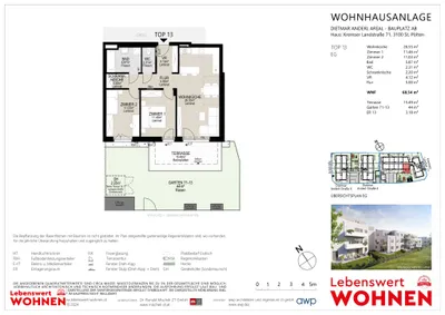 3-Zimmer-Wohnung mieten in Sankt Pölten – 68,54 m², € 937 – Bild 10 von 14