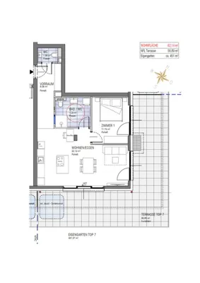 2-Zimmer-Wohnung mieten in Klagenfurt Land – 62 m², € 1.830 – Bild 22 von 24
