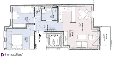 3-Zimmer-Wohnung kaufen in Wien – 59,62 m², € 349.000 – Bild 7 von 7