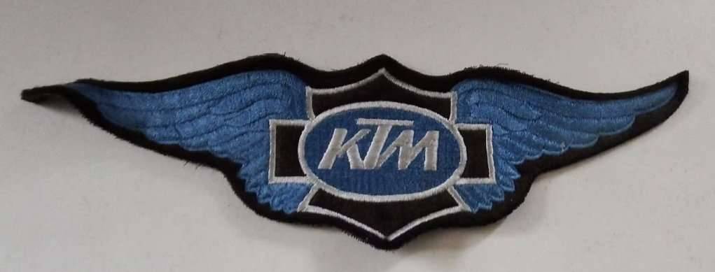 XXL - KTM Aufnäher / Patch ~ ORIGINAL aus den 1960er / 70 er Jahren ~ Vintage Kult