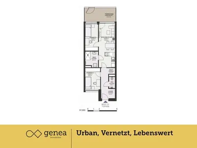 3-Zimmer-Wohnung mieten in Graz – 55 m², € 810 – Bild 2 von 20