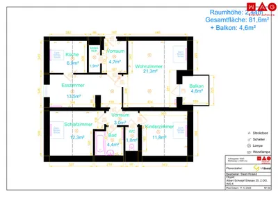 3-Zimmer-Wohnung mieten in Linz – 83,3 m², € 955 – Bild 17 von 17