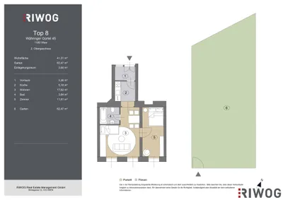 2-Zimmer-Wohnung kaufen in Wien – 41,31 m², € 250.000 – Bild 22 von 22