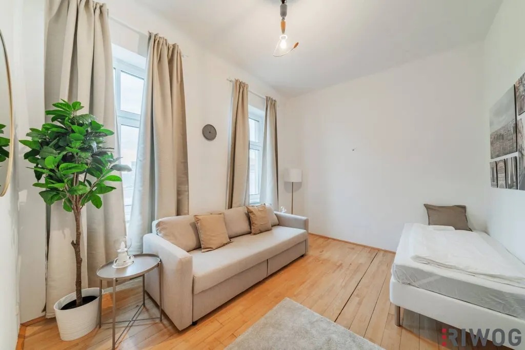 RETRO-CHIC MIT GARTEN II 2 ZIMMER ALTBAUWOHNUNG II 2. OG MIT LIFT II ca. 63m² EIGENGARTEN II AIRBNB oder SELBST EINZIEHEN II SOFORT NUTZBAR II NÄHE U6/AKH/VOLKSOPER/WUK - Ansicht 3