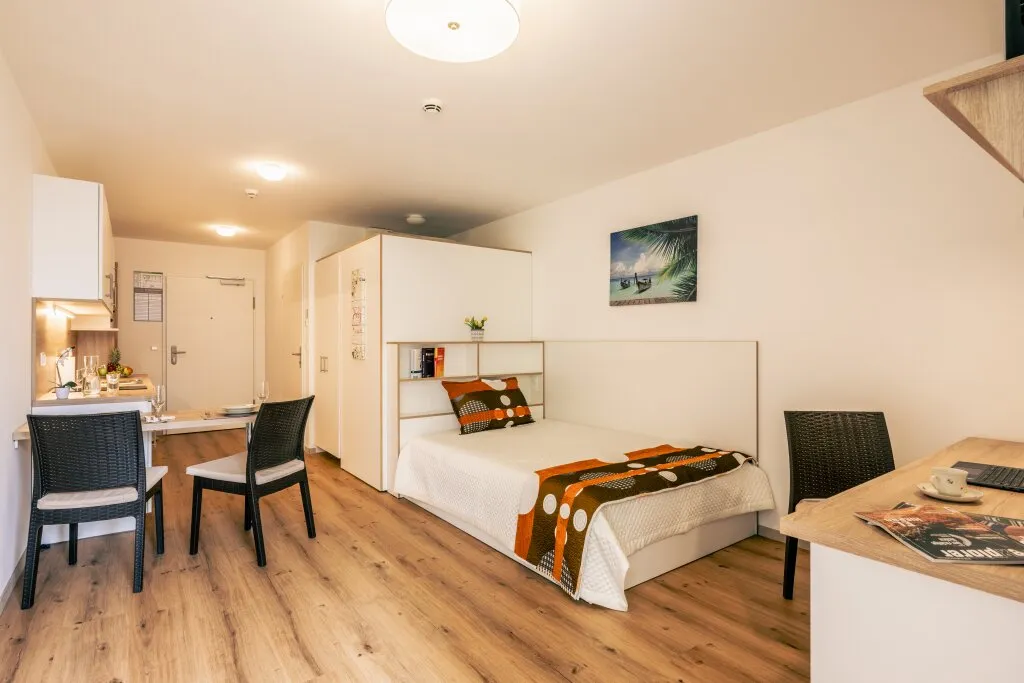 noba Apartments | Pauschalmiete inkl. Strom, Heizung & WLAN | Hochwertig möblierte Neubauwohnungen | Barrierefrei - Ansicht 3