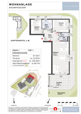 3-Zimmer-Wohnung kaufen in Klagenfurt Land – 81,63 m², € 494.000 – Bild 7 von 7