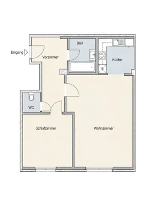 2-Zimmer-Wohnung kaufen in Wien – 50 m², € 249.000 – Bild 10 von 11