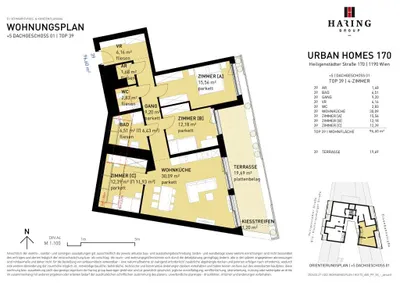 4-Zimmer-Wohnung kaufen in Wien – 96,6 m², € 819.500 – Bild 6 von 6