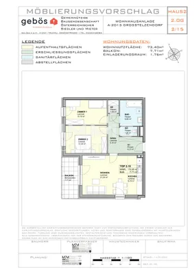 3-Zimmer-Wohnung mieten in Hollabrunn – 73,4 m², € 820 – Bild 10 von 10