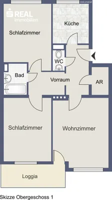 3-Zimmer-Wohnung kaufen in Salzburg Stadt – 77,1 m², € 299.000 – Bild 7 von 7