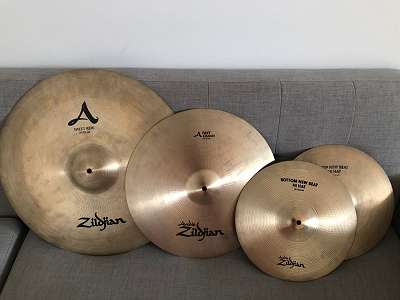 Gute high quality alte Ziljian Nerw Beat HiHat Becken