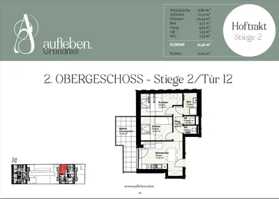 2-Zimmer-Wohnung mieten in Wien – 44 m², € 1.150 – Bild 50 von 50