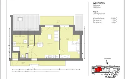 2-Zimmer-Wohnung kaufen in Wien – 55 m², € 329.000 – Bild 13 von 13