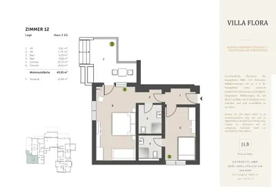 2-Zimmer-Wohnung kaufen in Villach Land – 43,65 m², € 328.071 – Bild 5 von 21