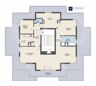 4-Zimmer-Wohnung mieten in Baden – 95,91 m², € 2.200 – Bild 15 von 15