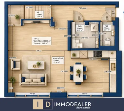 3-Zimmer-Wohnung kaufen in Wien – 112 m², € 799.000 – Bild 14 von 15