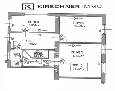 3-Zimmer-Wohnung kaufen in Wien – 61,76 m², € 198.890 – Bild 20 von 20