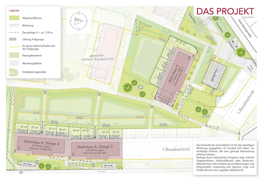 NEUBAUPROJEKT in GRAZ-STRASSGANG: Moderne Wohnungen von KOHLBACHER - Ansicht 3