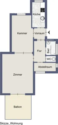 2-Zimmer-Wohnung mieten in Wien – 50,38 m², € 1.198 – Bild 8 von 8