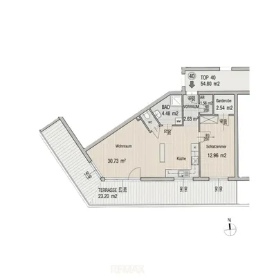 2-Zimmer-Wohnung mieten in Wien – 55 m², € 1.100 – Bild 11 von 11