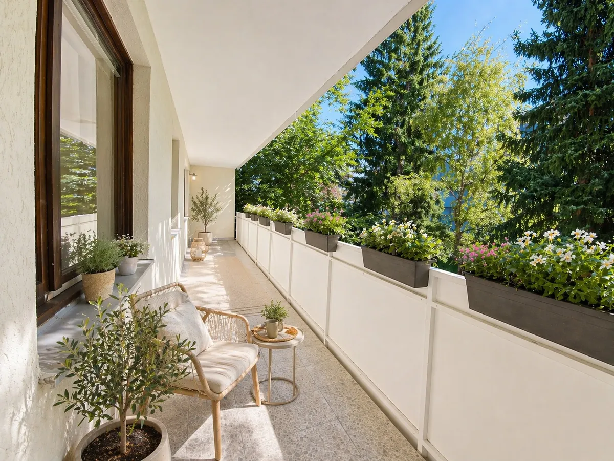 Ober St. Veit: ruhige zwei Zimmer Wohnung mit 15 m² Loggia, Erstbezug nach Sanierung, barrierefrei, Lift, inkl. Tiefgaragenplatz – pohled 2