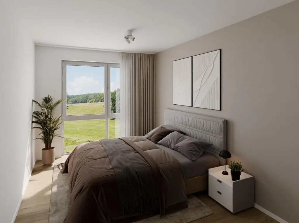 Stilvolle 2-Zimmer-Wohnung mit Balkon in Thalheim bei Wels/Mühlental - perfekt für Eigennutzer und Anleger, provisionsfrei - Ansicht 3