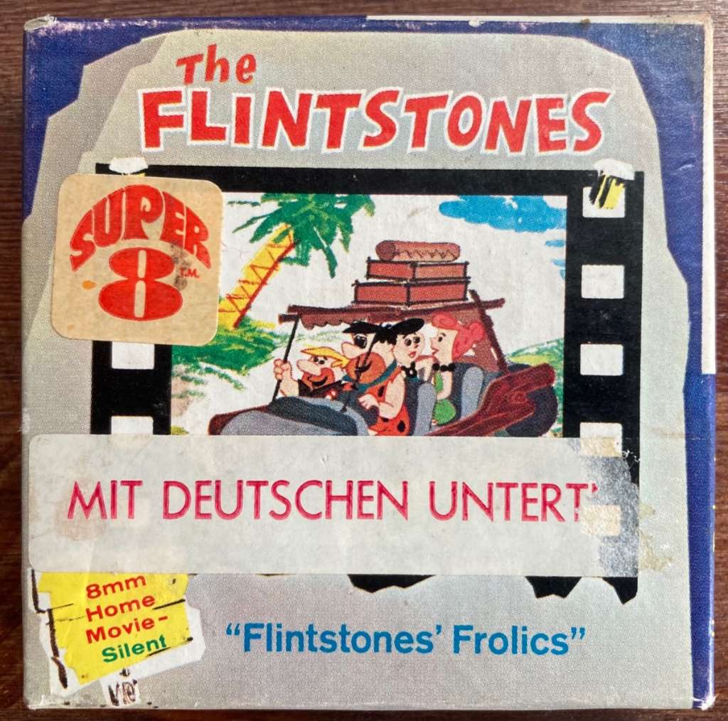 THE FLINTSTONES - Super 8mm Reel Movie Silent - Flintstones