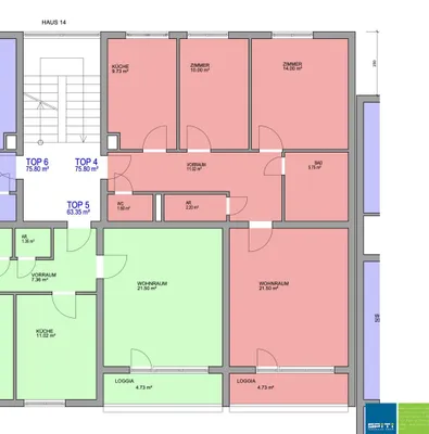 3-Zimmer-Wohnung kaufen in Hermagor – 80,53 m², € 140.000 – Bild 4 von 12