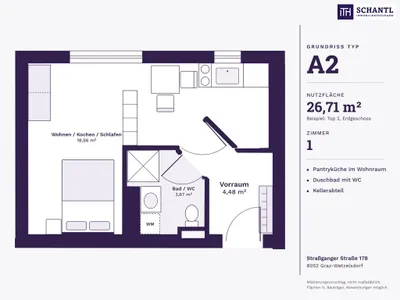 Immobilie kaufen in Graz – 26,5 m², € 123.200 – Bild 11 von 16