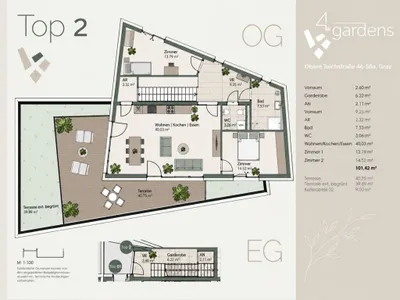 3-Zimmer-Wohnung kaufen in Graz – 101 m², € 801.218 – Bild 5 von 5