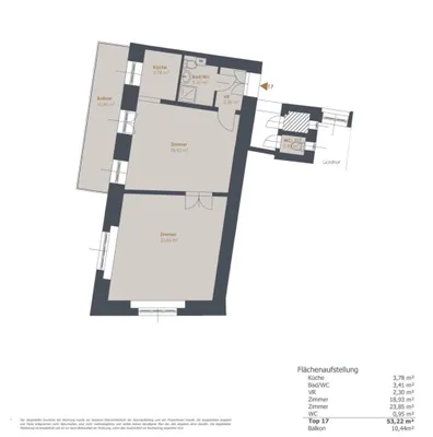 2-Zimmer-Wohnung kaufen in Wien – 53,22 m², € 266.000 – Bild 11 von 11