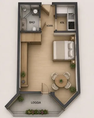 1-Zimmer-Wohnung kaufen in Innsbruck – 25,7 m², € 175.000 – Bild 8 von 8