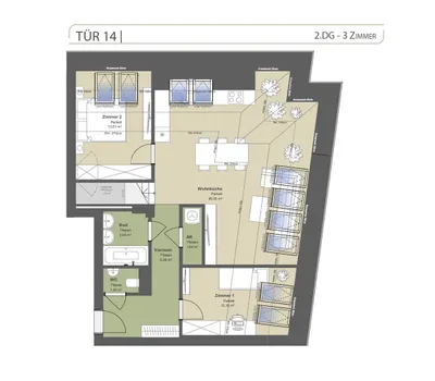 3-Zimmer-Wohnung kaufen in Wien – 82,39 m², € 589.000 – Bild 20 von 26