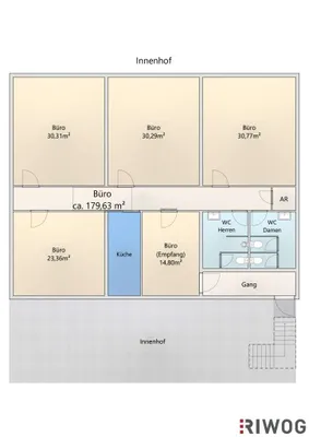 5-Zimmer-Gewerbeimmobilie mieten in Wien – 180 m², € 2.430 – Bild 15 von 15