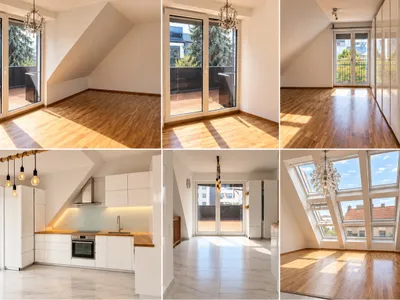 Exklusive Dachgeschoss-Maisonette mit Terrasse und Balkon - 120 m² in Wien-Meidling