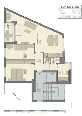3-Zimmer-Wohnung mieten in Wien – 74 m², € 1.623 – Bild 12 von 12